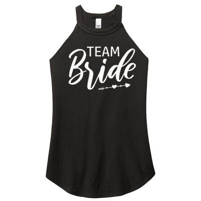 Team Bride Wedding Party Women’s Perfect Tri Rocker Tank