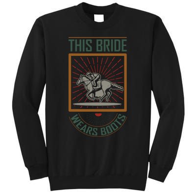 The Bride Wears Boots Tall Sweatshirt