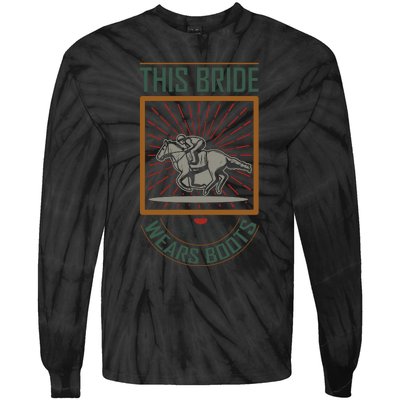 The Bride Wears Boots Tie-Dye Long Sleeve Shirt