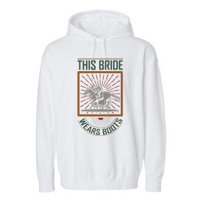 The Bride Wears Boots Garment-Dyed Fleece Hoodie