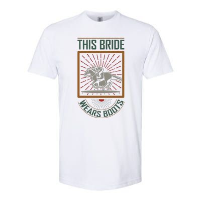 The Bride Wears Boots Softstyle CVC T-Shirt