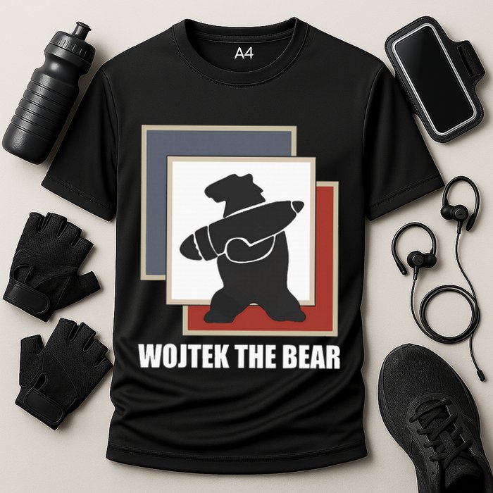 The Bear Wojtek Polish Bear Cooling Performance Crew T-Shirt
