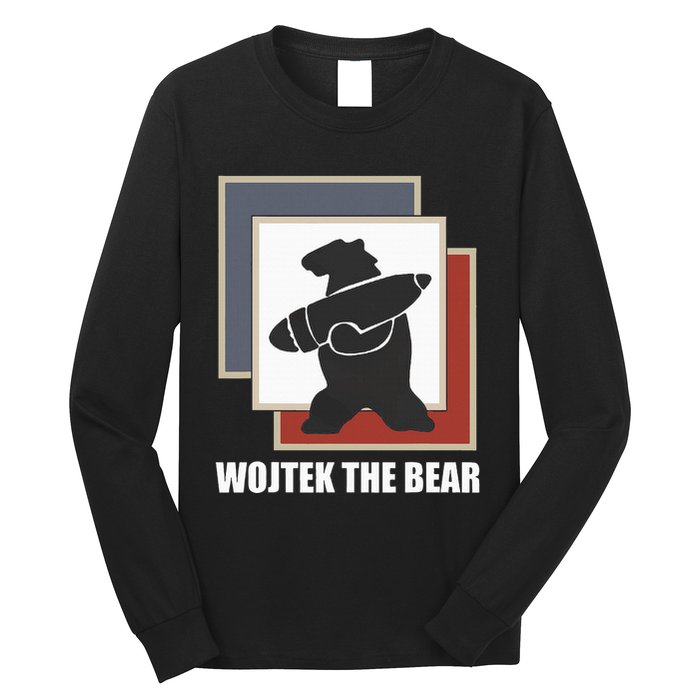 The Bear Wojtek Polish Bear Long Sleeve Shirt