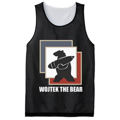 The Bear Wojtek Polish Bear Mesh Reversible Basketball Jersey Tank