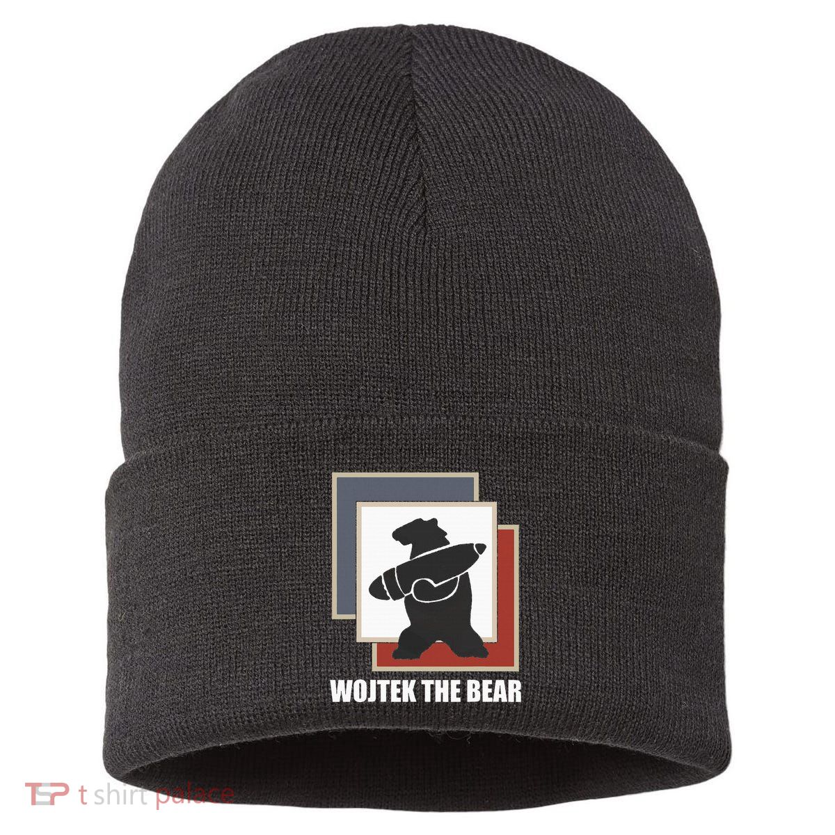 The Bear Wojtek Polish Bear Sustainable Knit Beanie