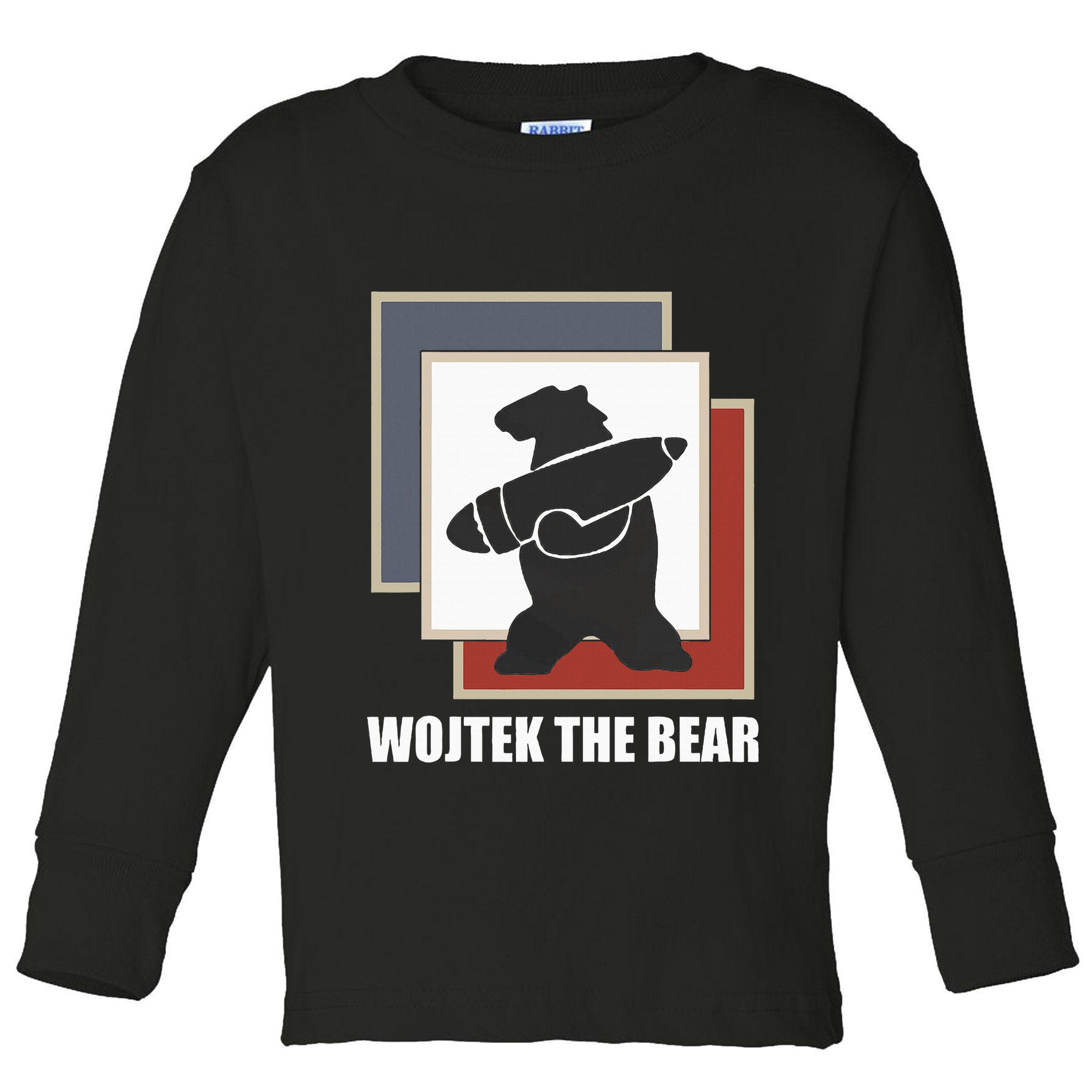 The Bear Wojtek Polish Bear Toddler Long Sleeve Shirt