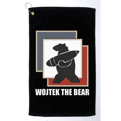 The Bear Wojtek Polish Bear Golf Towel