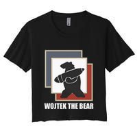 The Bear Wojtek Polish Bear Women's Crop Top Tee