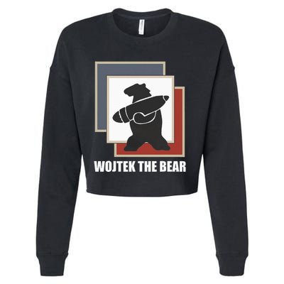 The Bear Wojtek Polish Bear Cropped Pullover Crew