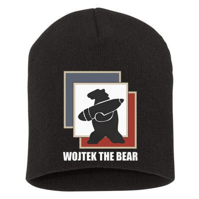The Bear Wojtek Polish Bear Short Acrylic Beanie