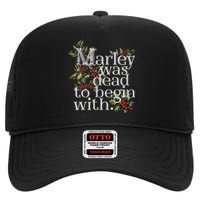 To Begin With Funny Novelty Christmas High Crown Mesh Back Trucker Hat