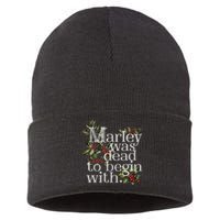 To Begin With Funny Novelty Christmas Sustainable Knit Beanie