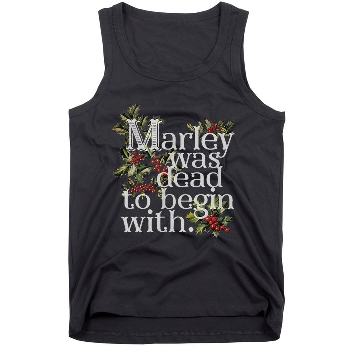 To Begin With Funny Novelty Christmas Tank Top