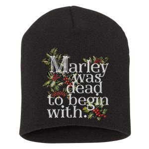 To Begin With Funny Novelty Christmas Short Acrylic Beanie