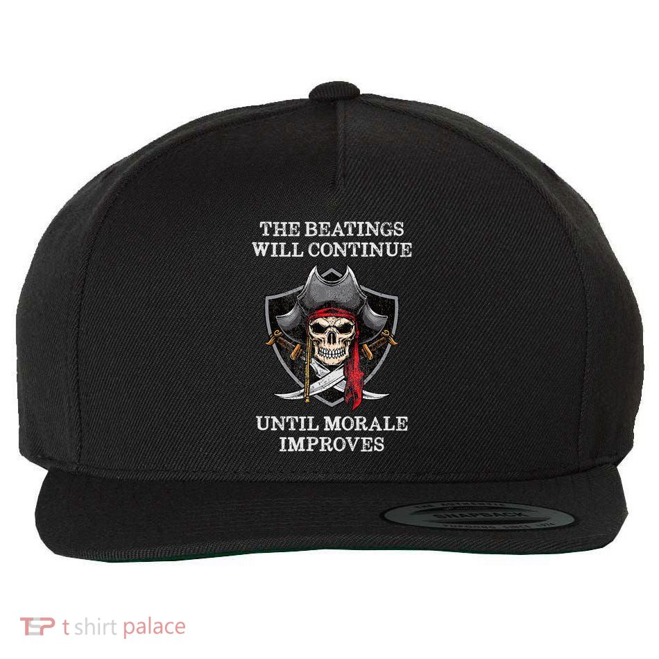 The Beatings Will Continue Until Morale Improves Wool Snapback Cap