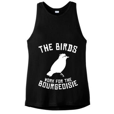 The Birds Work For The Bourgeoisie Ladies PosiCharge Tri-Blend Wicking Tank