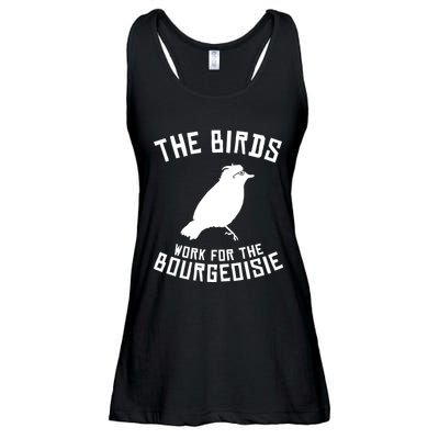 The Birds Work For The Bourgeoisie Ladies Essential Flowy Tank