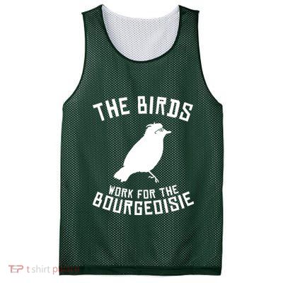 The Birds Work For The Bourgeoisie Mesh Reversible Basketball Jersey Tank