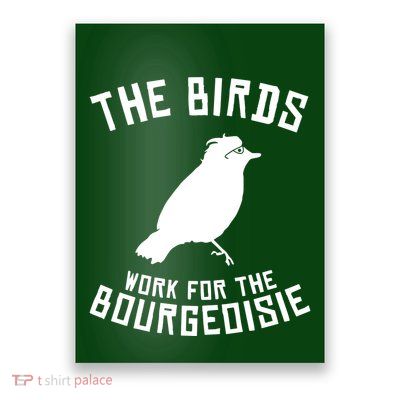 The Birds Work For The Bourgeoisie Poster