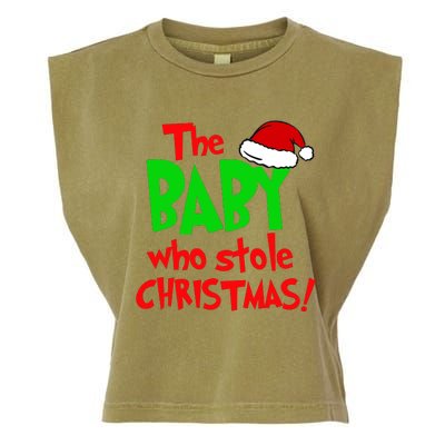 The Baby Who Stole Christmas Garment-Dyed Women's Muscle Tee