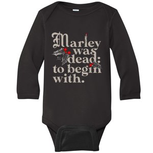 To Begin With Funny Novelty Christmas Baby Long Sleeve Bodysuit