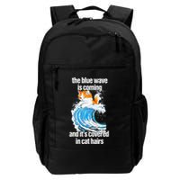 The Blue Wave Is Coming And ItS Covered In Cat Hairs Backpack