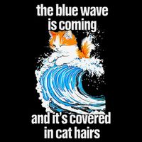 The Blue Wave Is Coming And ItS Covered In Cat Hairs Visor