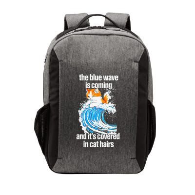 The Blue Wave Is Coming And ItS Covered In Cat Hairs Vector Backpack