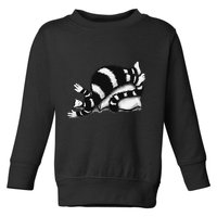 Threadless Boriana Weird Cat Sleeping On Fat Pillow .Png Toddler Sweatshirt