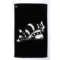 Threadless Boriana Weird Cat Sleeping On Fat Pillow .Png Golf Towel