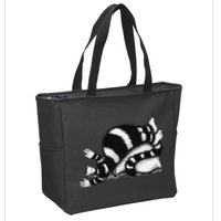 Threadless Boriana Weird Cat Sleeping On Fat Pillow .Png Zip Tote Bag