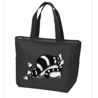 Threadless Boriana Weird Cat Sleeping On Fat Pillow .Png Zip Tote Bag