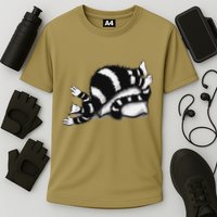 Threadless Boriana Weird Cat Sleeping On Fat Pillow .Png Cooling Performance Crew T-Shirt