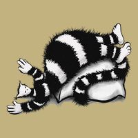 Threadless Boriana Weird Cat Sleeping On Fat Pillow .Png Cooling Performance Crew T-Shirt