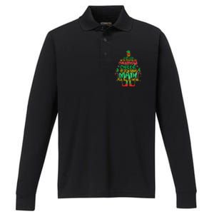 The Best Way To Spread Christmas Cheer Is Teaching Math Performance Long Sleeve Polo