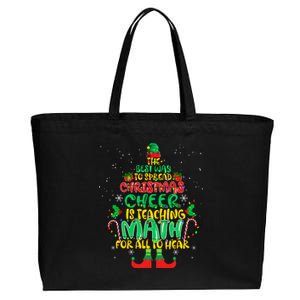 The Best Way To Spread Christmas Cheer Is Teaching Math Cotton Canvas Jumbo Tote