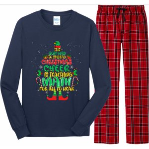 The Best Way To Spread Christmas Cheer Is Teaching Math Long Sleeve Pajama Set