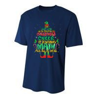 The Best Way To Spread Christmas Cheer Is Teaching Math Performance Sprint T-Shirt