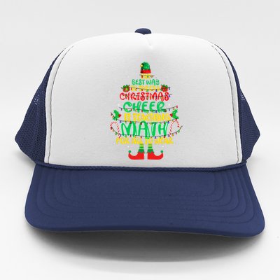 The Best Way To Spread Christmas Cheer Is Teaching Math Trucker Hat