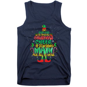 The Best Way To Spread Christmas Cheer Is Teaching Math Tank Top