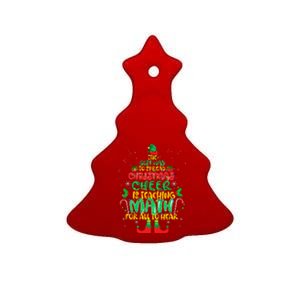 The Best Way To Spread Christmas Cheer Is Teaching Math Ceramic Tree Ornament