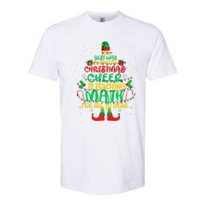 The Best Way To Spread Christmas Cheer Is Teaching Math Softstyle CVC T-Shirt