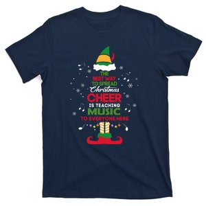 The Best Way To Spread Christmas Cheer Is Teaching Music T-Shirt