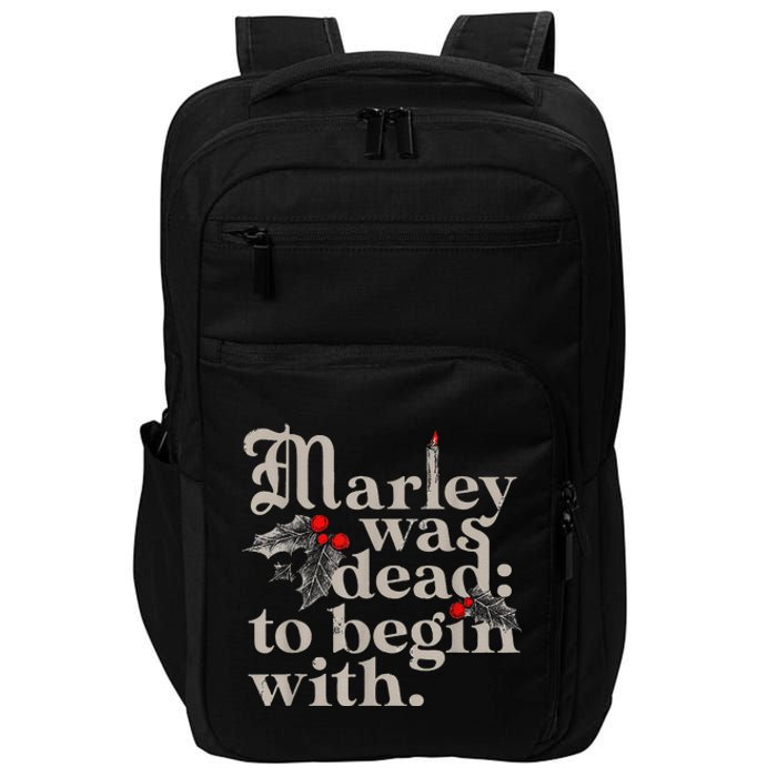 To Begin With Funny Novelty Christmas Gift Impact Tech Backpack