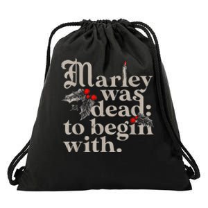 To Begin With Funny Novelty Christmas Gift Drawstring Bag