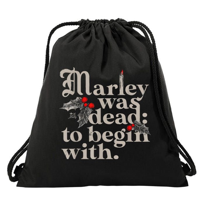 To Begin With Funny Novelty Christmas Gift Drawstring Bag