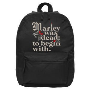 To Begin With Funny Novelty Christmas Gift 16 in Basic Backpack