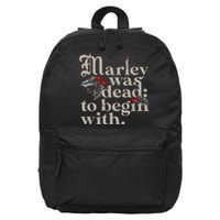 To Begin With Funny Novelty Christmas Gift 16 in Basic Backpack