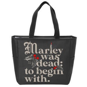 To Begin With Funny Novelty Christmas Gift Zip Tote Bag