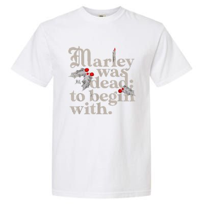 To Begin With Funny Novelty Christmas Gift Garment-Dyed Heavyweight T-Shirt